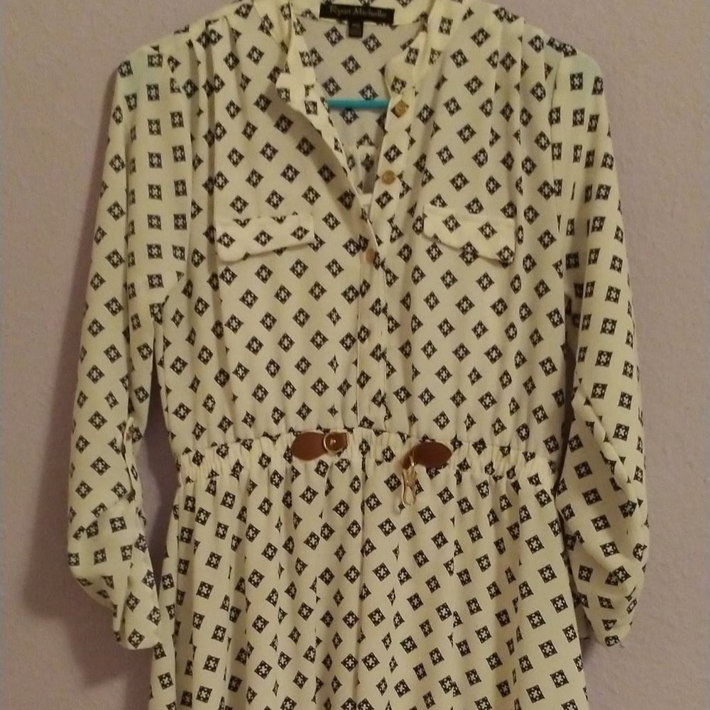 Crepe Cream Dress